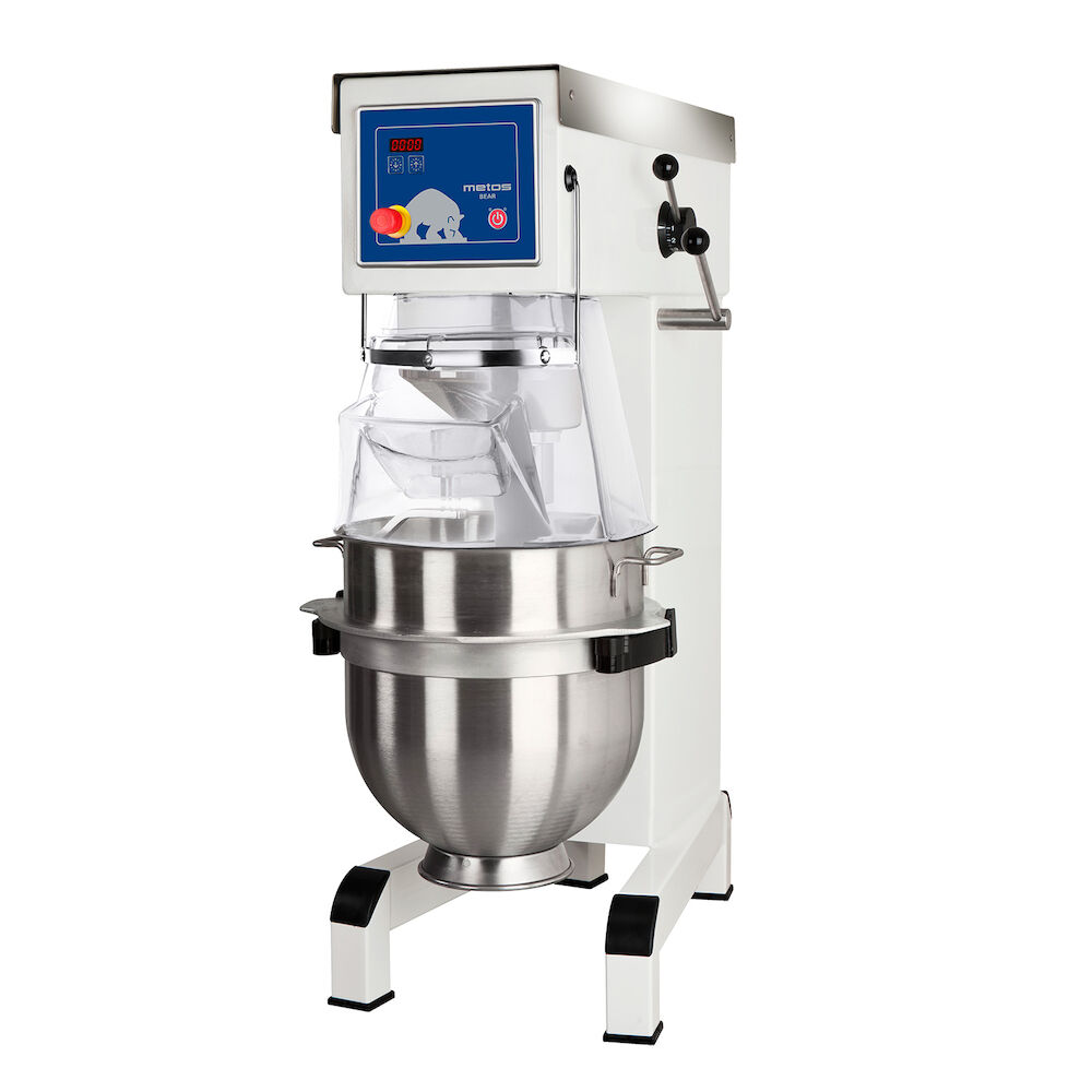 Mixer Metos Karhu AR60 VL-1, pizza model with manual controls and accessory connection