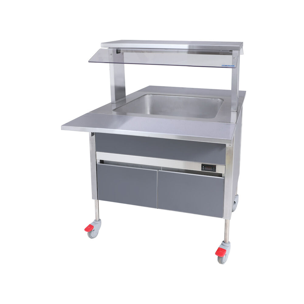 Bain Marie trolley Metos Luna BM 800x650x900