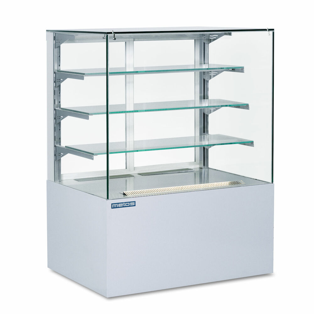 Bakery glass display Metos Cube II transparent 1000, waiter