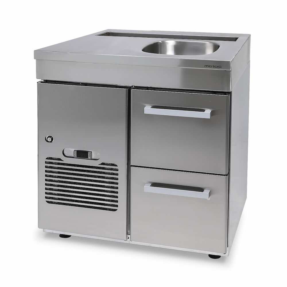 Cold drawer with lock Metos Classic BA800-BO2-MPL