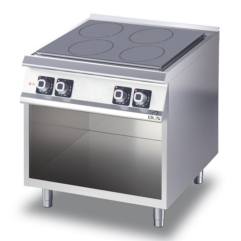 Range Metos Diamante D74/10CTE with open cupboard