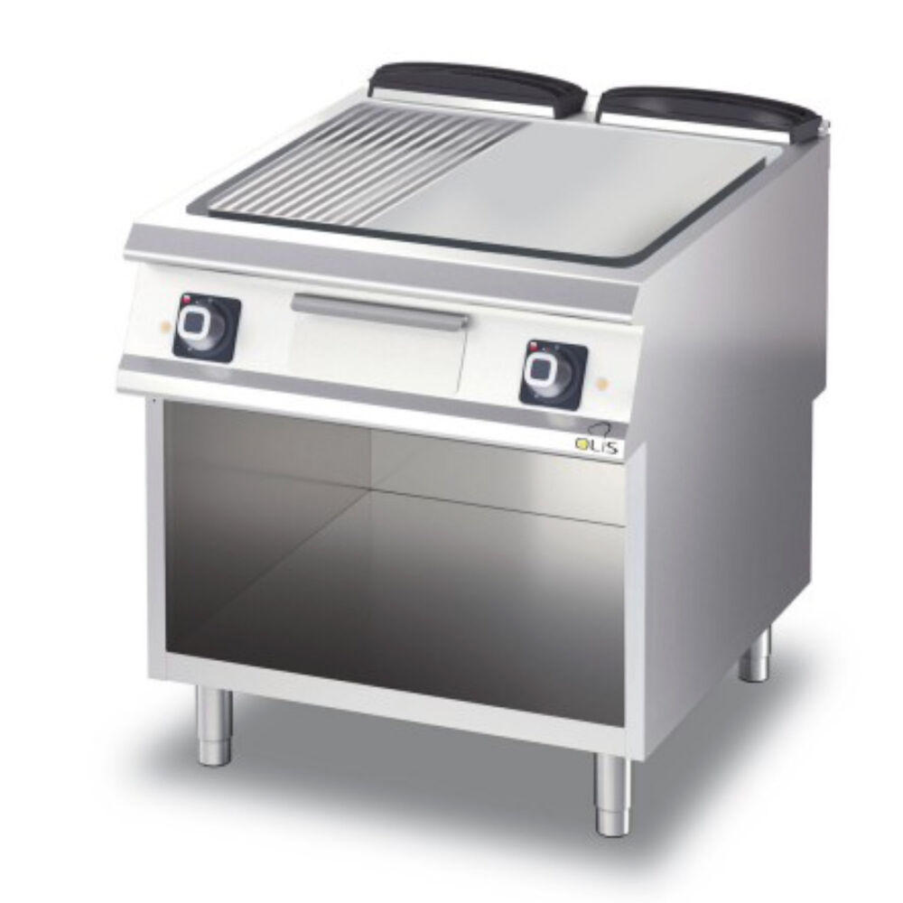 Plaatgrill rihveld./sile Metos Diamante D74/10SFTEC1/3R avatud kapiga