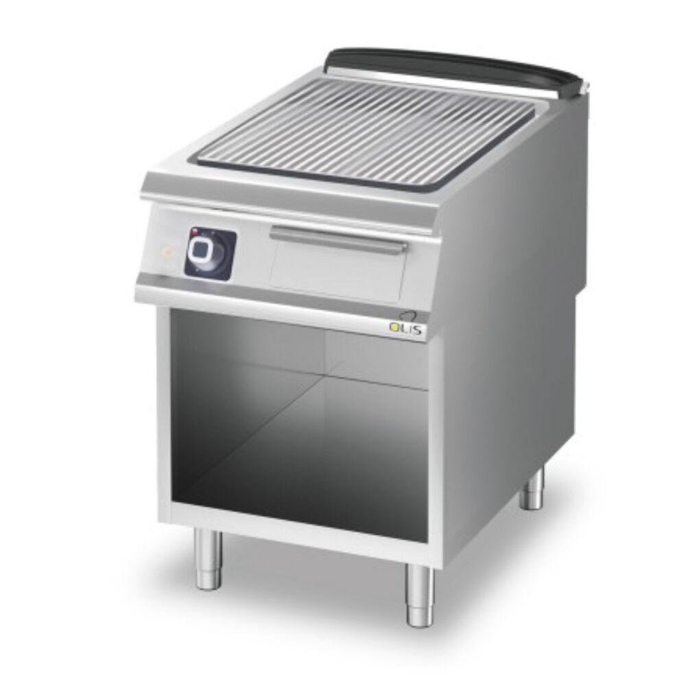 Plaatgrill rihveldatud Metos Diamante D73/10SFTEAR avatud kapiga