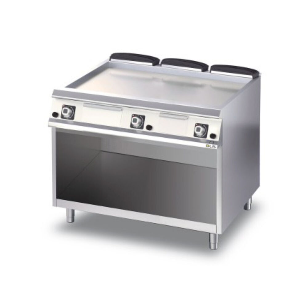 Gaasiplaatgrill sile Metos Diamante D76/10FTTG avatud kapiga